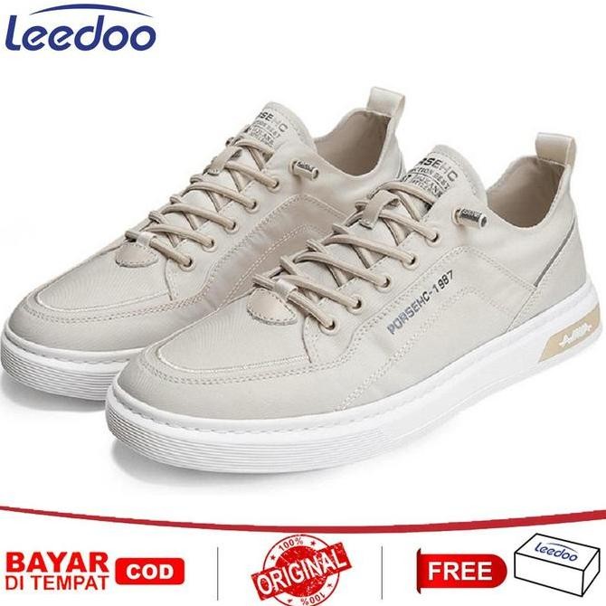 Leedoo Sepatu Sneakers Pria Sepatu Formal Running Shoes Sepatu Tali Pria Casual Sepatu MC116