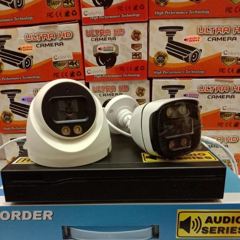 Paket Cctv 4 Channel Colorvu Audio Lengkap