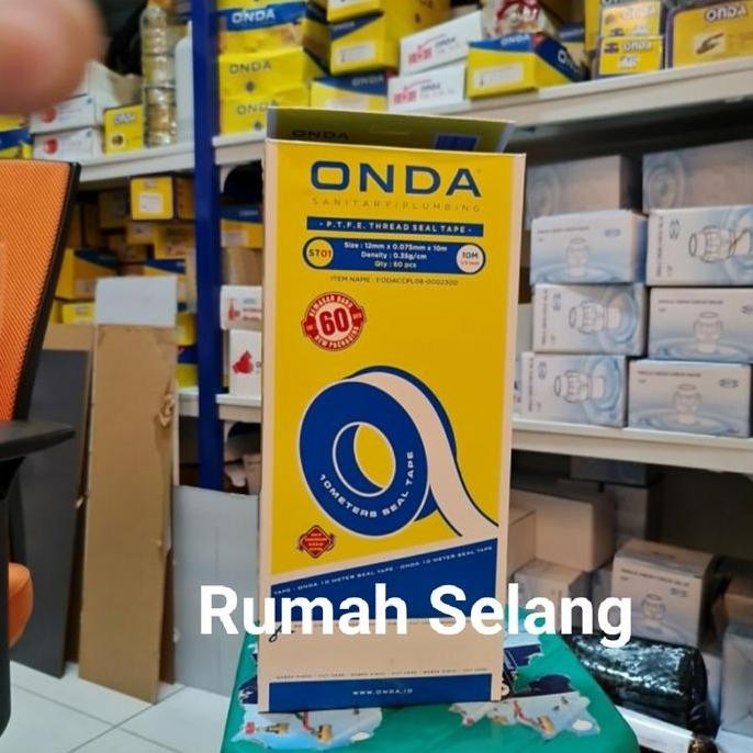 TERBARU Seal Tape Onda 1/2" 1 box isi 60 pc / Seal Tape / Onda /Seal Tape Onda
