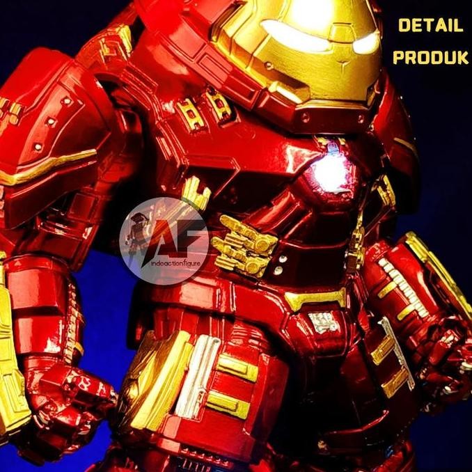 Statue Action Figure Iron Man Hulkbuster Egg Attack With Led Design