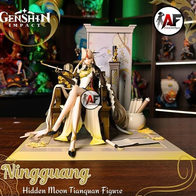 Statue Action Figure Genshin Impact Ningguang Hidden Moon Tianquan