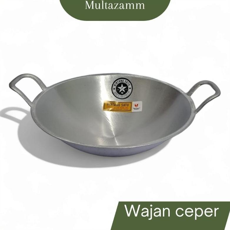 (Terbaru) Wajan Penggorengan Kuali Alumunium jawa tebal ceper kecil (Terlaris)