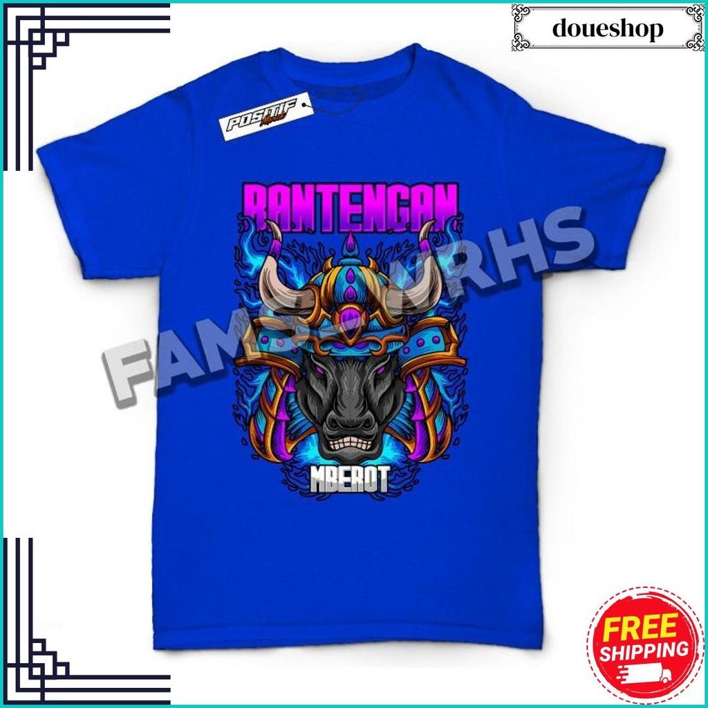 Fams Wrhs Baju Kaos Anak Viral Bantengan Sapi Mberot Jaranan Malangan Original Produk
