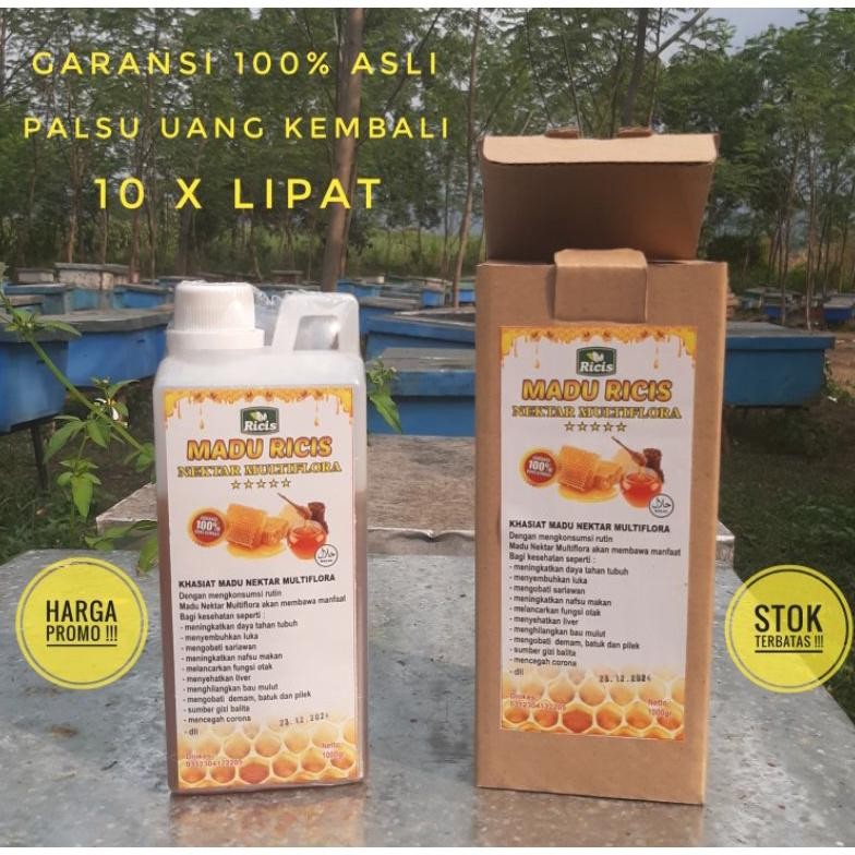 

(Terbaru) PROMO 1 Kg Madu murni Multiflora Madu Randu Madu Kaliandra Madu Hutan Madu Asli Hutan Madu hitam pahit ( Raw Honey )Madu Multi Flora Madu mentah Honeycomb madu peras Madu ricis Madu multi flora Madu murni asli nektar multiflora (Terlaris)