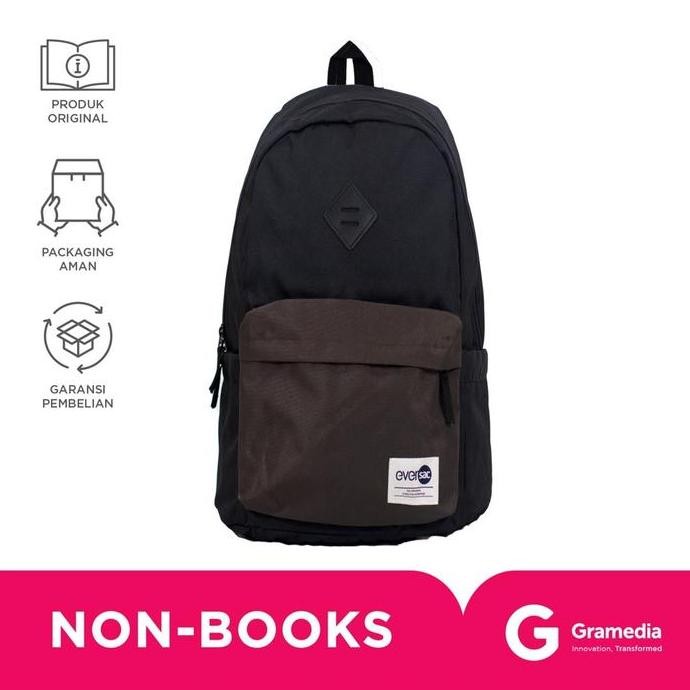 Backpack / Tas Ransel / Tas Sekolah Eversac Backpack Penta Brown