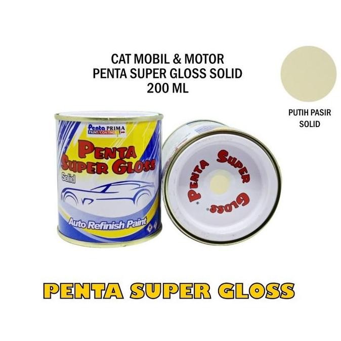 *:*:*:*:*] CAT PENTA PUTIH PASIR 1176 200 gram - cat penta white - cat putih penta super gloss - sup