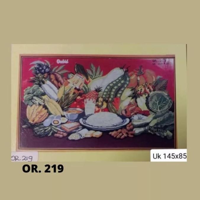 New Edition Paket Set Kristik Kruistik Sulam 1 Set Cross Stitch Orchid Or 219 220 221 222 223