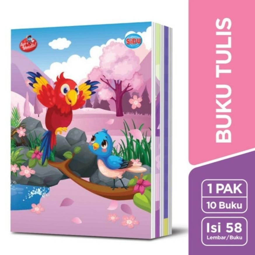 

Buku Tulis Sidu 58 Lembar isi 10 Buku