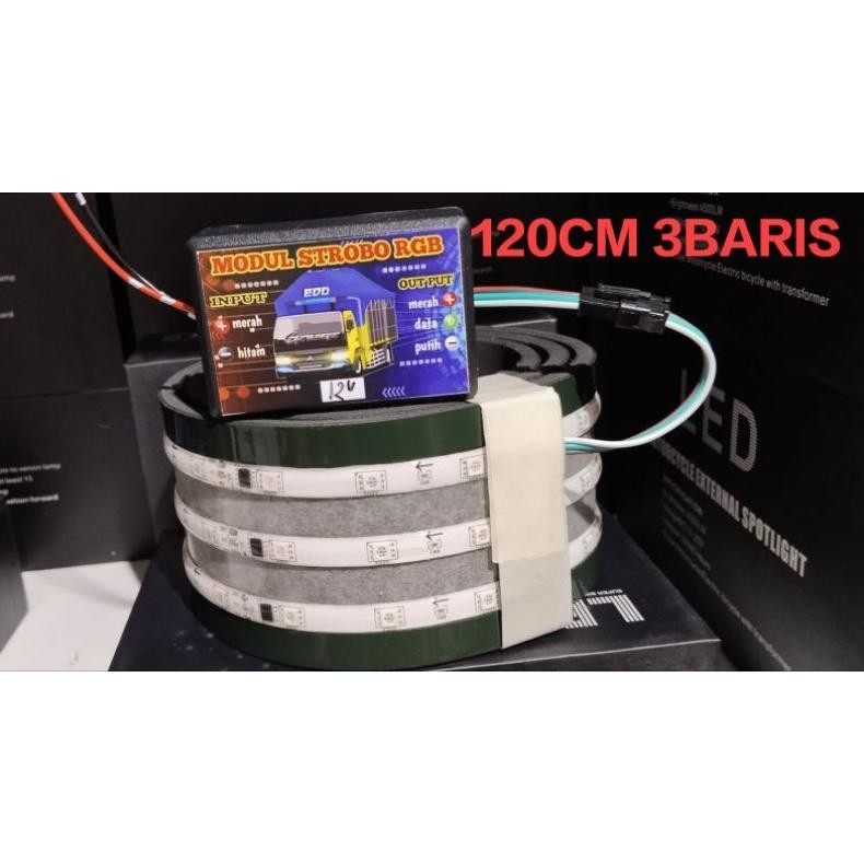 M-4 Big Sale Lampu Strobo Kaca Rgb 12Mode Mobil Pickup Elf Truck 12 Volt / 24 Volt Original M-4