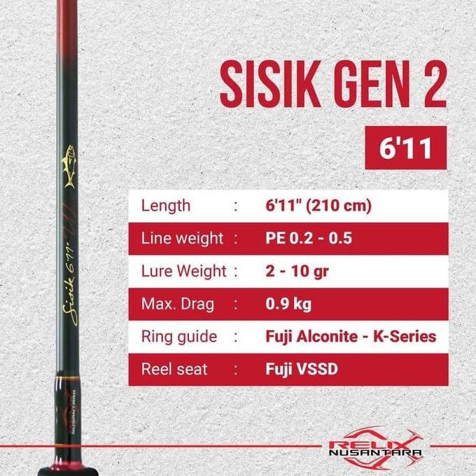 Joran Sisik 611 Gen 2 Relix Nusantara