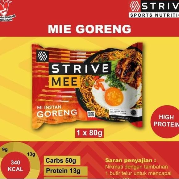 

Strive Mee Mie Goreng Mie Ayam Bawang Carbo Load 1Karton Isi 20Pcs