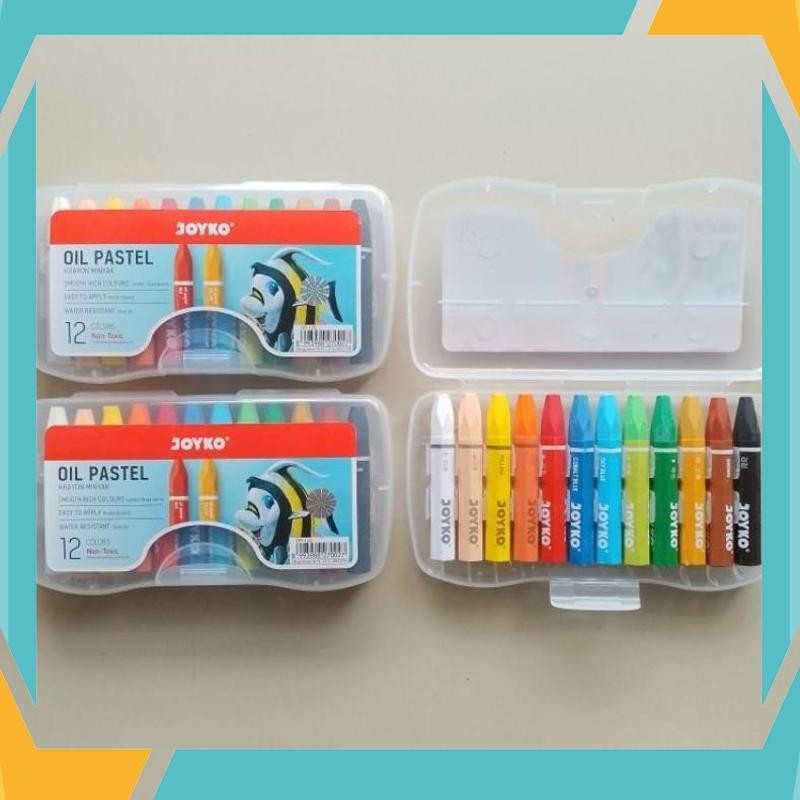 

Diskon Crayon Oil Pastel Joyko 12 Warna ( Set ) [ Original ] UJU-50
