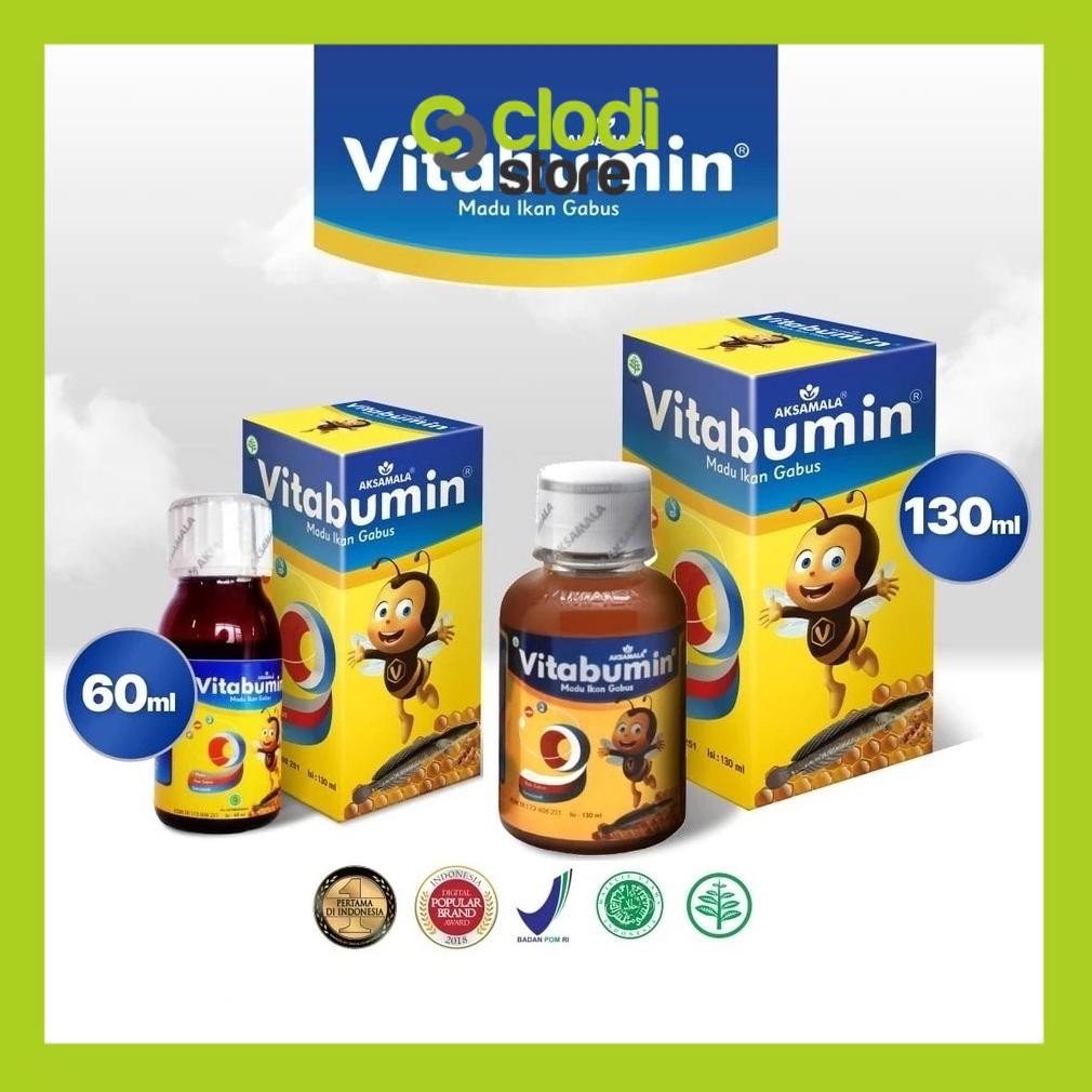 

(Terbaru) Vitabumin 60ml / 130ml Vitamin Madu Anak vitamin anak madu Madu Gizidat Madu Vitabumin Paramorina (Terlaris)