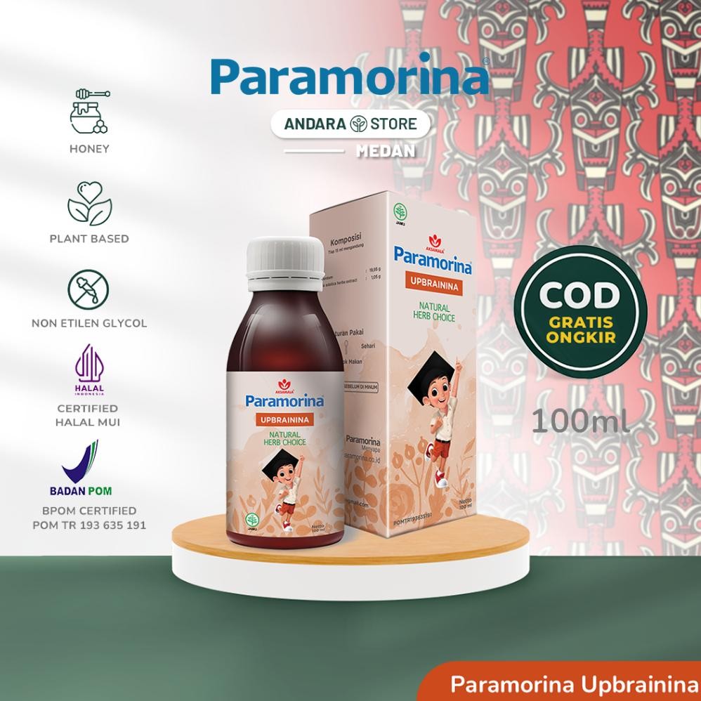 

(Terbaru) Paramorina Upbrainina - Madu Herbal Membantu Anak Cepat Bicara dan Kecerdasan (Terlaris)