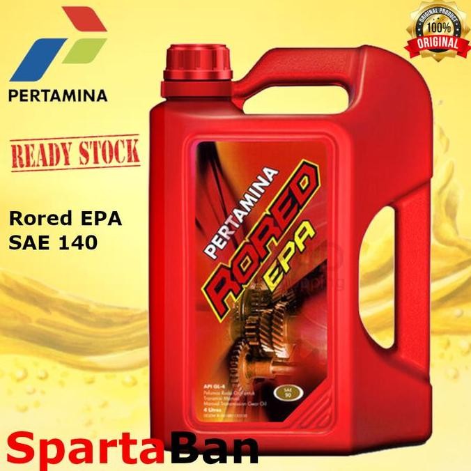 Ready Oli Pertamina Rored Epa 140 (4liter) - Pertamina Rored EPA 140 Galon