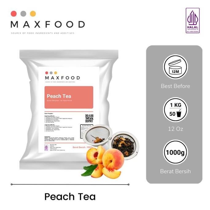 

welcome to tahuan jaya Peach Tea/ Teh Persik/ Bubuk Minuman Peach Tea/ Peach Tea Powder 1kg