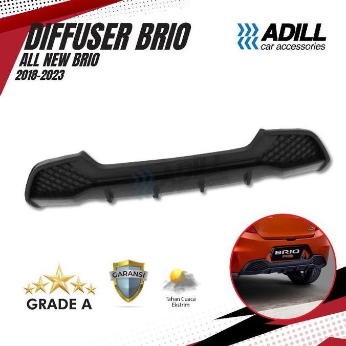 Diffuser difuser Honda Brio original Honda 2018-2024 Bemper belakang Honda brio