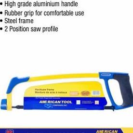 Gergaji Besi / Hacksaw Frame American Tool 8957737