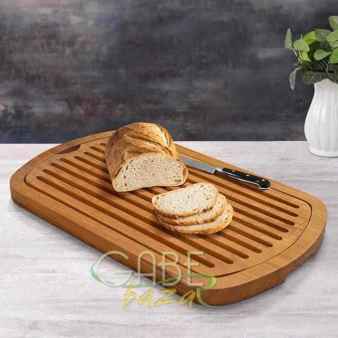 Talenan Tempat Roti Kayu Jati CO