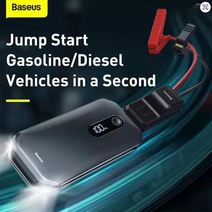 TERLARIS - BASEUS JUMP STER POWERBANK 2000mAh 000A JUMPER AKI MOBIL PORTABLE