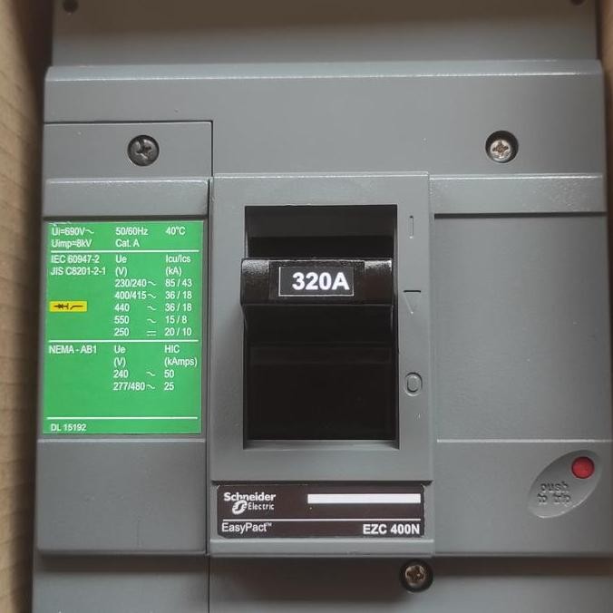 Mccb Ezc 400N 300A/320A Schneider Kode 598