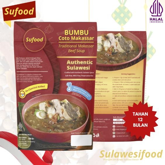 

Sulawesifood Sufood Bumbu Coto Makassar 250gr