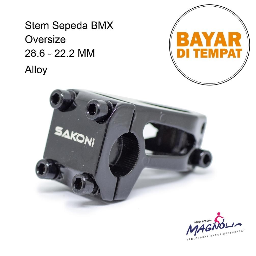 Tc21 Me41 Stem Stang Stir Sepeda Bmx 22.2 Mm Steel Penjepit Tiang Stir Sepeda Merek Sakoni Premium