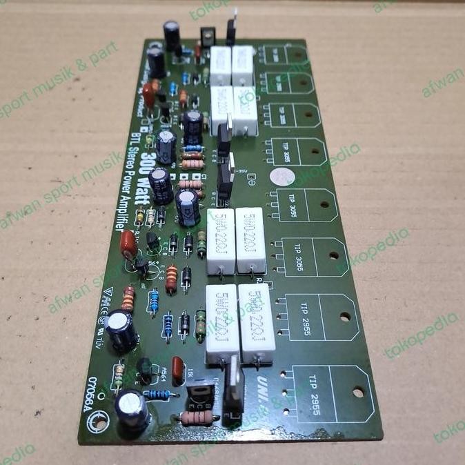 Kit Power Amplifier OCL BTL Stereo 300 Watt Tanpa Transistor Final .