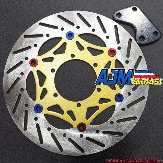 Promo Piringan Cakram Depan Scorpio 300MM Disk Cakram Depan Ukuran Besar 300MM Scorpio COD
