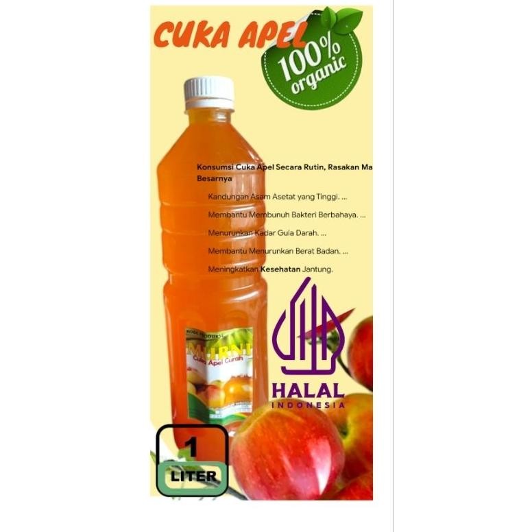 

Cuka Apel Original - Detock Diet Sudah Bersetifikat Halal