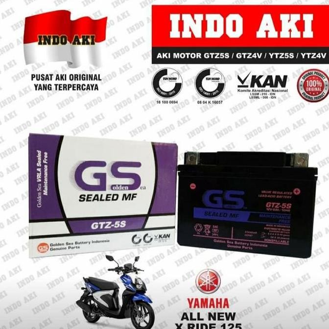 Aki Motor Yamaha All New X Ride XRide X-Ride 125 GTZ5 GTZ5S GTZ 5S GS