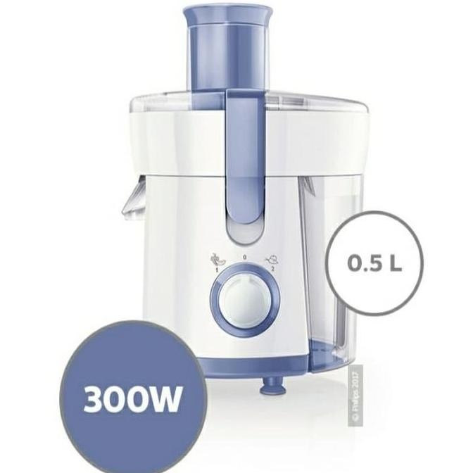TERMURAH - Philips Juicer Daily Collection HR8 00W 0.L - Penghasil Jus Buah & Sayur Minimalis & Prak