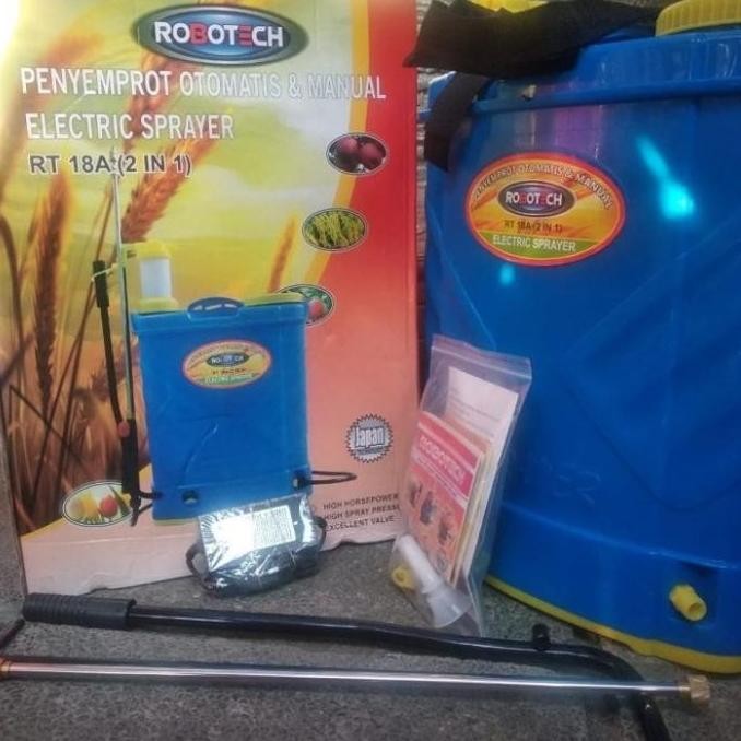 ,,,,,,,] SPRAYER ELEKTRIK 2 in 1 robotech / Alat Mesin Semprot Hama Sawah