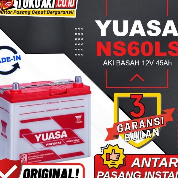Aki Honda Stream 2Now Yuasa Pafecta Ns60Ls 46B24Ls 45Ah