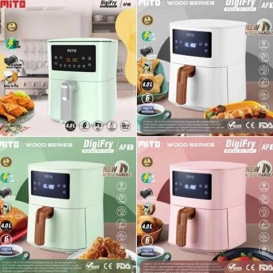 NEW - Digital Air Fryer AF / Penggorengan Tanpa Minyak Pan Putih