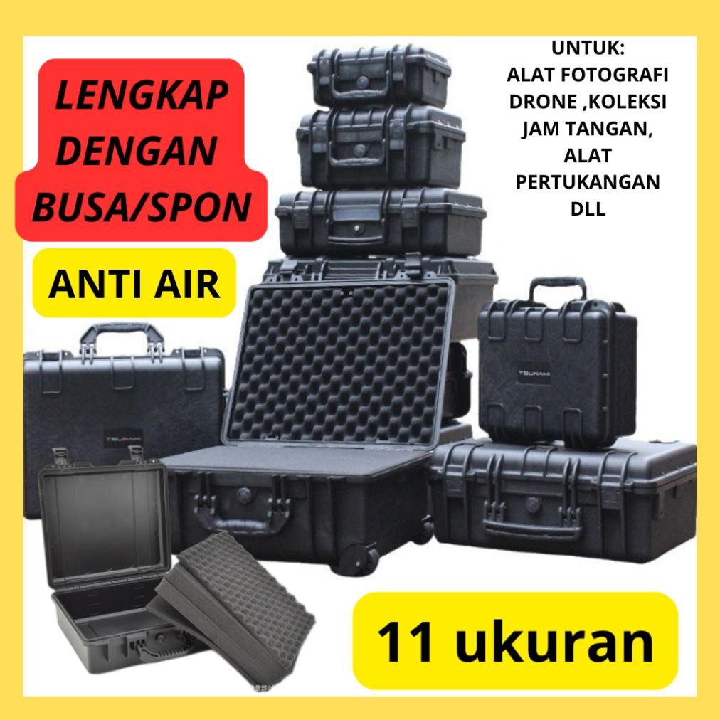 Taffguard DIY Tool Box + Busa Case Waterproof Hard Kotak Custom Penyimpanan Alat Perkakas Power Tool