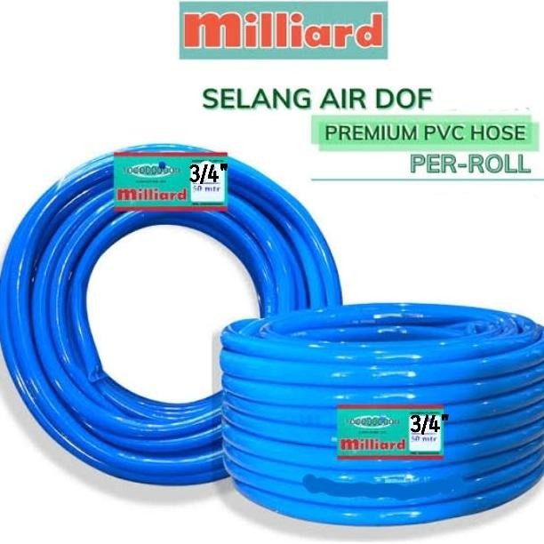 Selang air 3/4 inch Selang milliard dof 3/4" inch biru (1 roll)