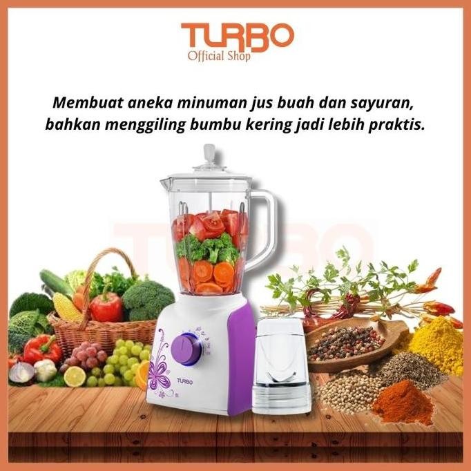 TERBARU - Turbo Plastic Blender / Blender Plastik Turbo EHM8099 EHM 8099
