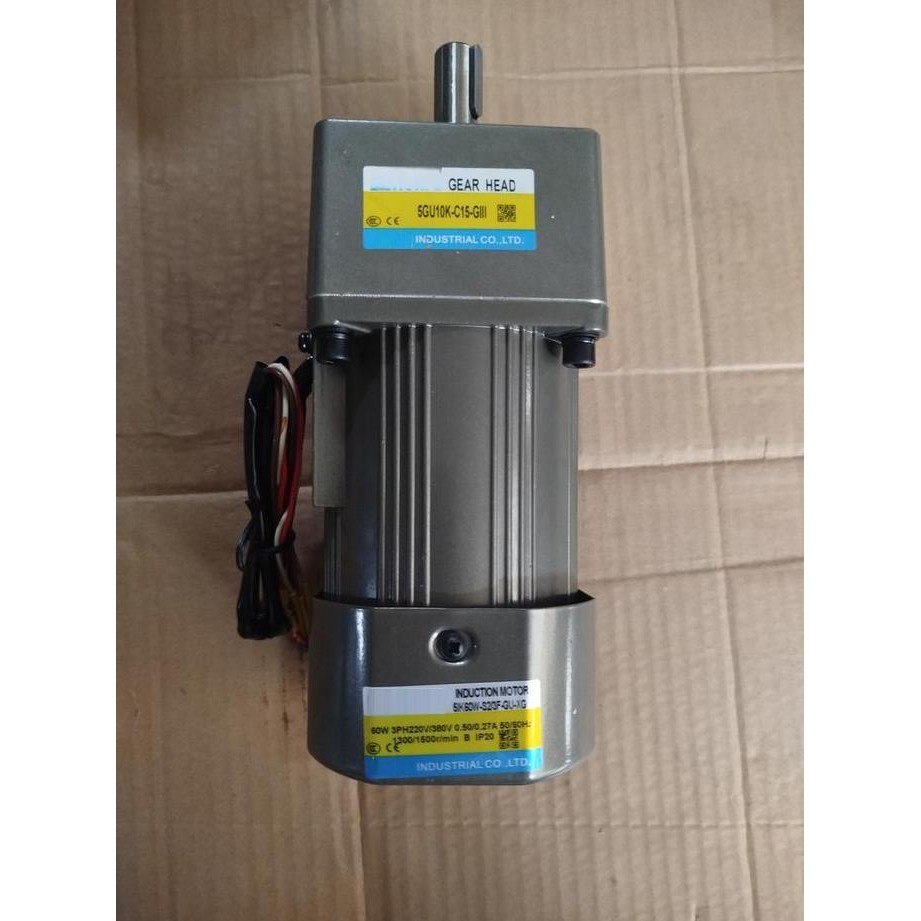 AC motor gearbox   380V 60W  Variable  3 Phase "ANTSGEAR"
