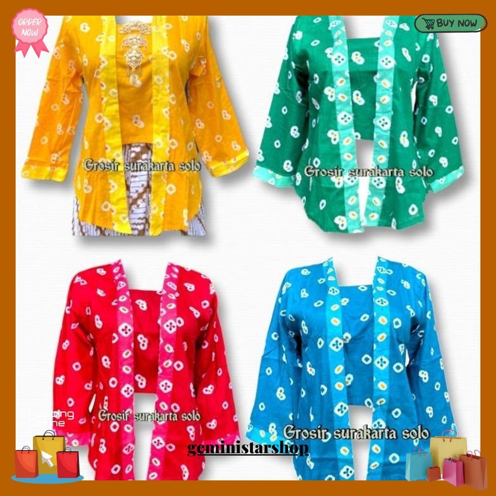 Kebaya Kutubaru Jumputan Anak/Kutubaru Anak/Atasan Kebaya Anak Termurah Banget