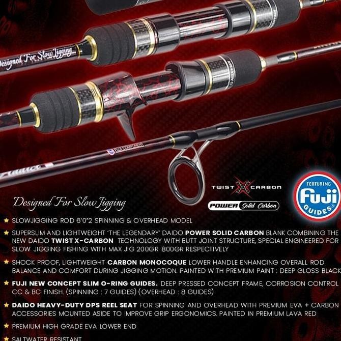 Daido - Joran Kraken Carbon Solid Slow Jigging - Joran Pancing Original
