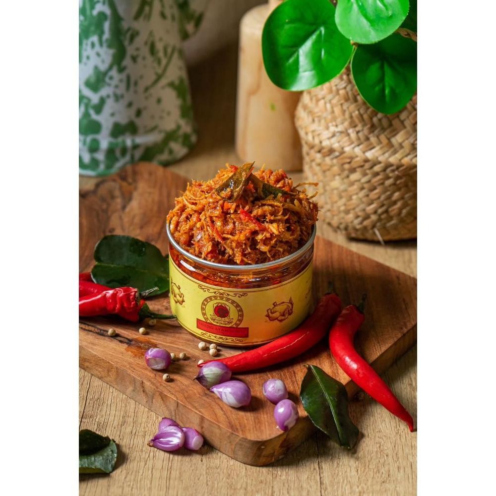 

Dapoer Kuno - Oseng Ayam Suwir Pedas 250Gr