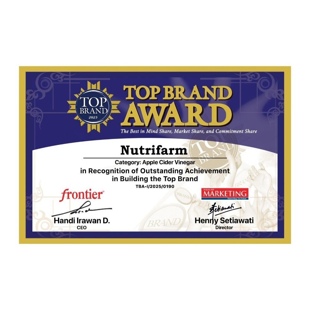 

Nutrifarm Cuka Apel 1000Ml