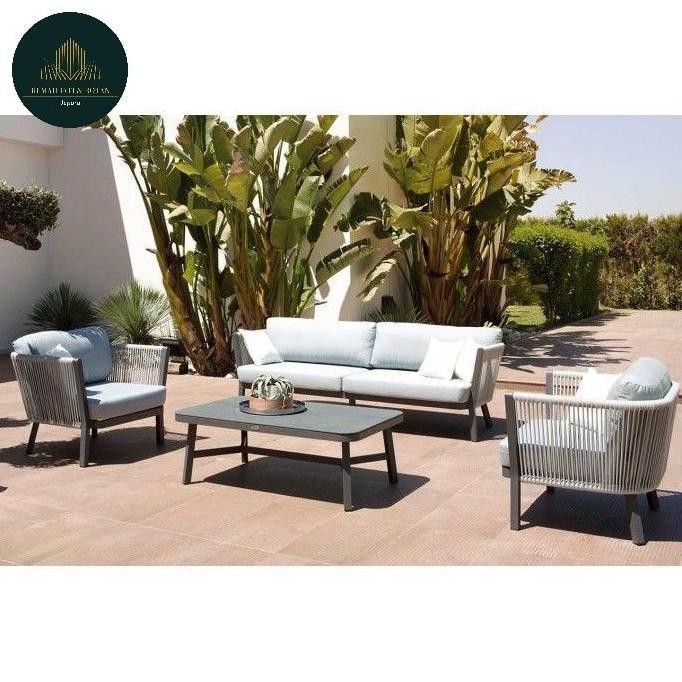 TERLARIS kursi rotan sintetis outdoor taman, kursi rotan sofa