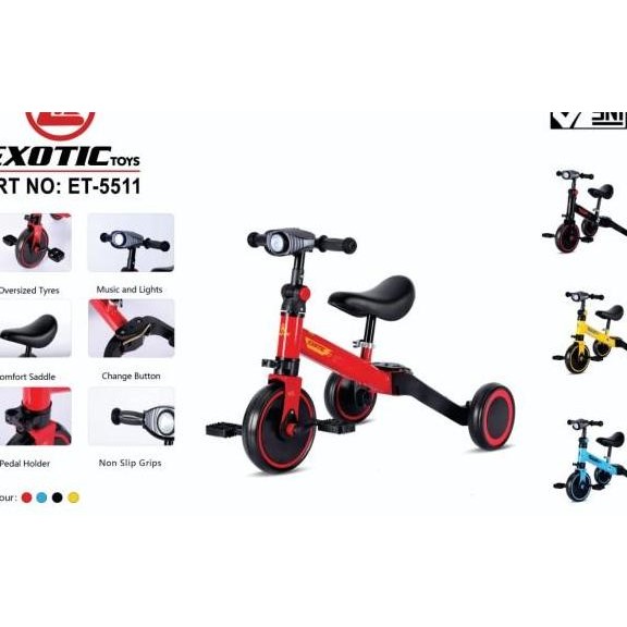 Balance Bike Push Bike Sepeda Anak Exotic Et5511