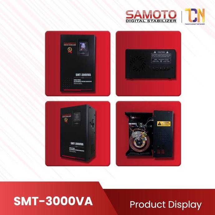 SAMOTO Stabilizer 3000VA Stavolt Single Phase Stavolt SMT3000VA Stabiliser SMT