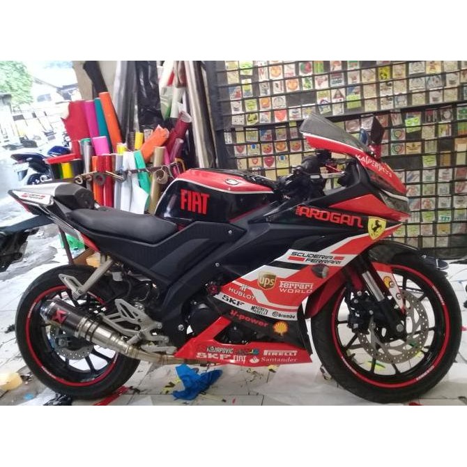 Striping decal polet stiker R15 VvA Ferari full body Original