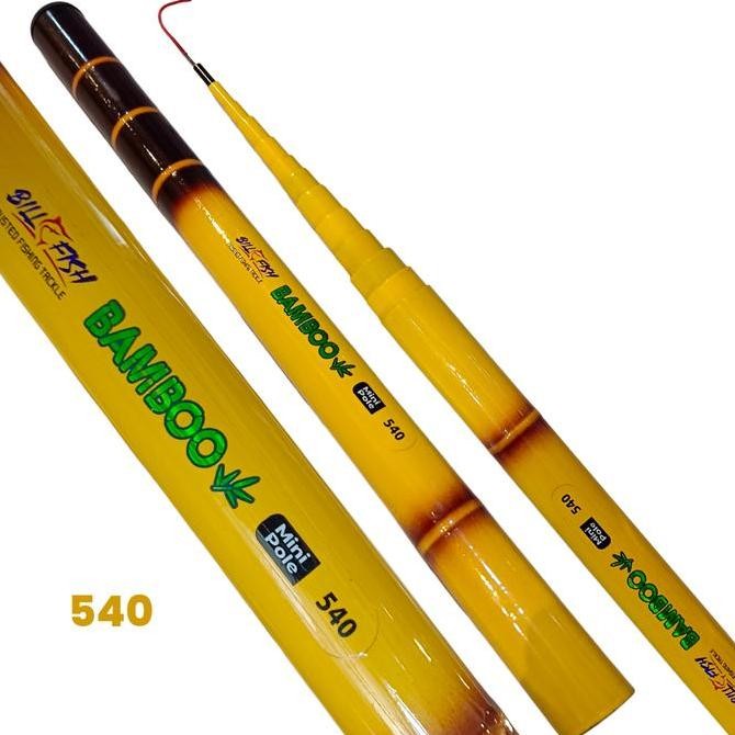 Joran Tegek Bamboo Ruas Pendek Original