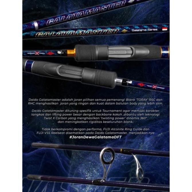 joran Daido Galatamaster solid karbon dan holow karbon Original