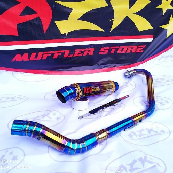 knalpot kou mahachai vixion, r15, satria Fu, sonik, cbr ,cb150r dll Original